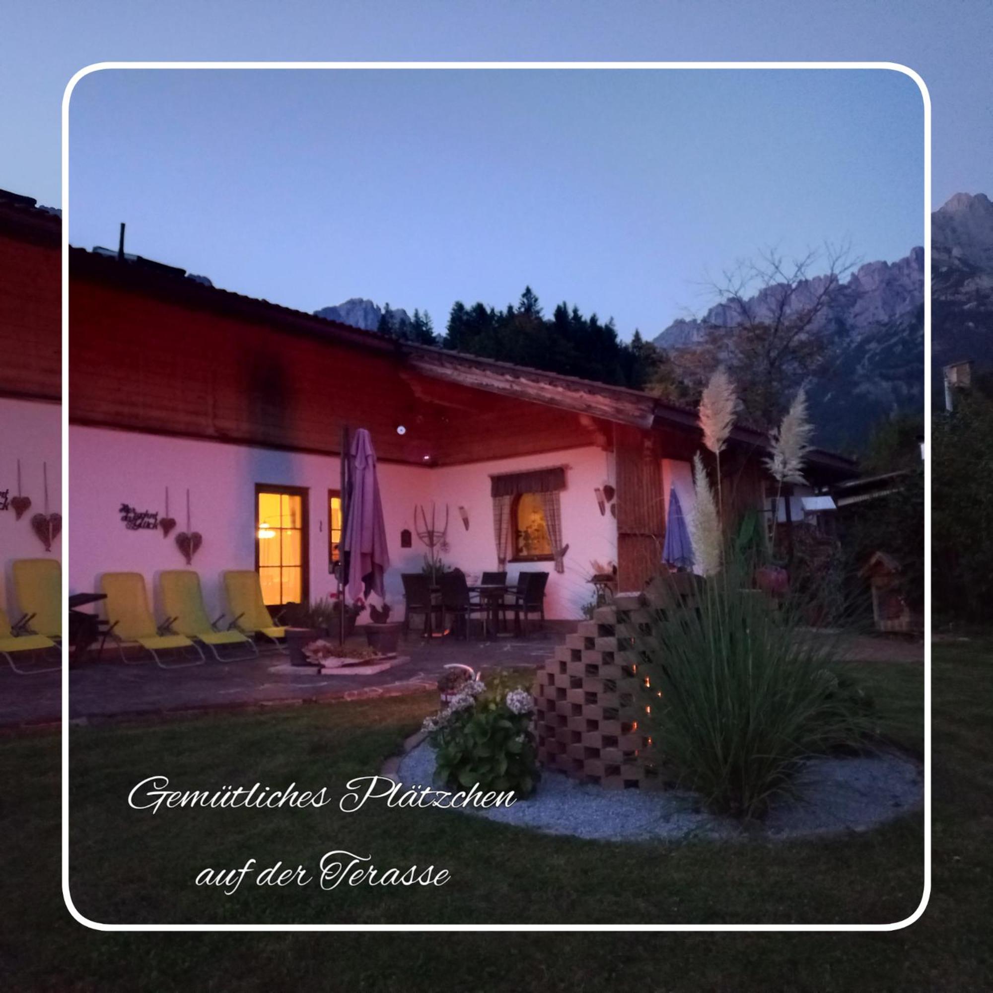 Chalet Gluecklich Sein... Ellmau Exterior foto
